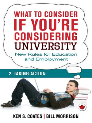 cover image of What to Consider if You're Considering University — Taking Action